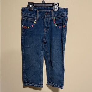 Vintage Mary Kate & Ashley Embroidered Jeans Girls Size 6